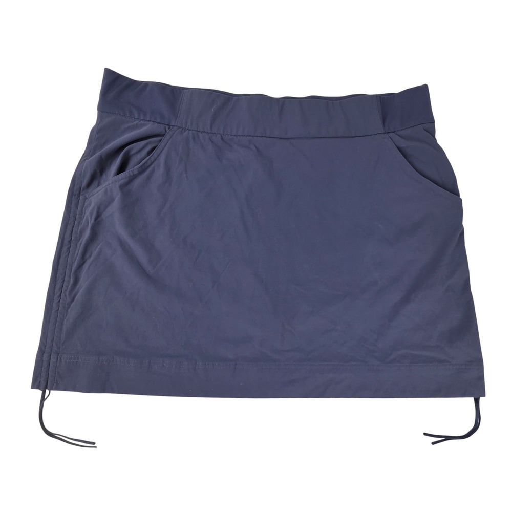 Columbia Anytime Casual Skort Womens 1X Navy Blue Active Hiking Skirt AW4071
